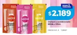 Supermayorista Vital Sedal shampoo y acondicionador oferta