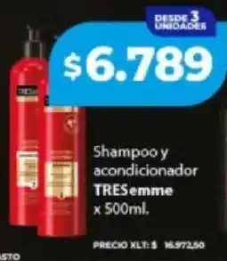 Supermayorista Vital Tresemme shampoo y acondicionador oferta