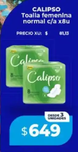 Supermayorista Vital Calipso toalla femenina normal oferta