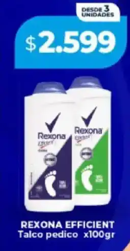 Supermayorista Vital Rexona efficient talco pedico oferta
