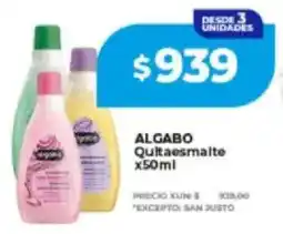 Supermayorista Vital Algabo quitaesmalte oferta