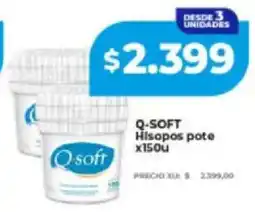 Supermayorista Vital Q-soft hisopos pote oferta