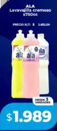 Supermayorista Vital Ala lavavajilla cremoso oferta