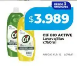 Supermayorista Vital Cif bio active lavavajillas oferta
