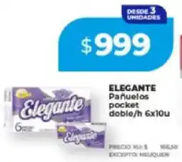 Supermayorista Vital Elegante pañuelos pocket doble/h oferta