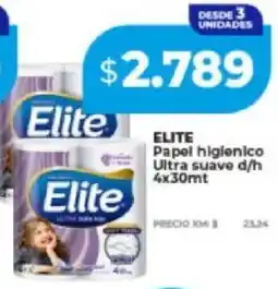 Supermayorista Vital Elite papel higienico ultra suave d/h oferta