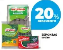Supermayorista Vital Esponjas todas oferta