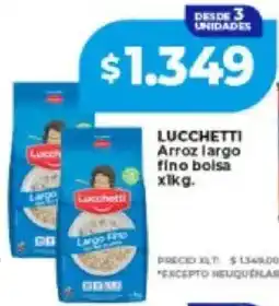 Supermayorista Vital Lucchetti arroz largo fino bolsa oferta