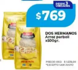 Supermayorista Vital Dos hermanos arroz parboll oferta