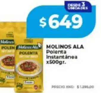 Supermayorista Vital Molinos ala polenta instantánea oferta