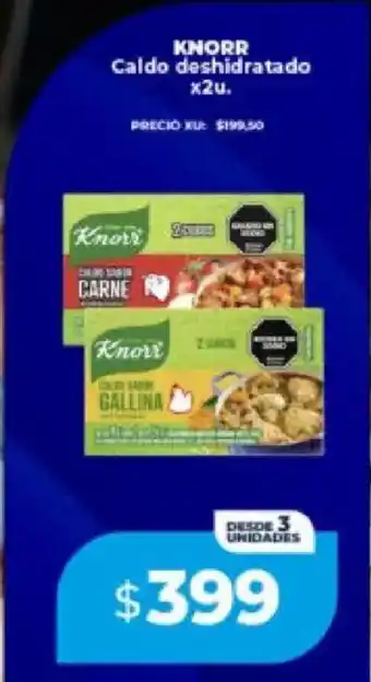Supermayorista Vital Knorr caldo deshidratado oferta