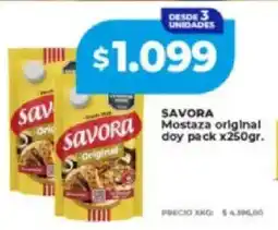 Supermayorista Vital Savora mostaza original doy pack oferta