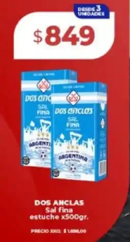 Supermayorista Vital Dos anclas sal fina estuche oferta
