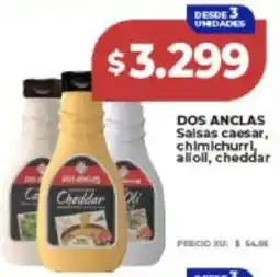 Supermayorista Vital Dos anclas salsas caesar, chimichurri alloll, cheddar oferta