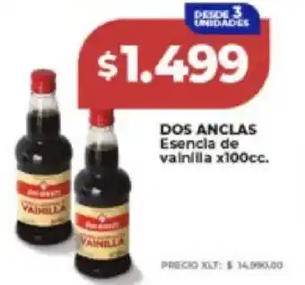 Supermayorista Vital Dos anclas esencia de vainilla oferta