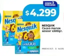 Supermayorista Vital Nesquik cacao menos azúcar oferta