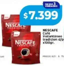 Supermayorista Vital Nescafe café instantáneo tradicion d/p oferta