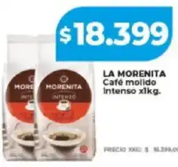 Supermayorista Vital La morenita café molido intenso oferta