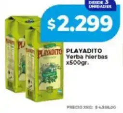Supermayorista Vital Playadito yerba hierbas oferta