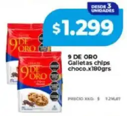 Supermayorista Vital 9 de oro galletas chips choco oferta