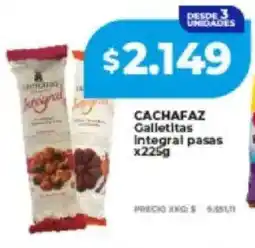 Supermayorista Vital Cachafaz galletitas integral pasas oferta