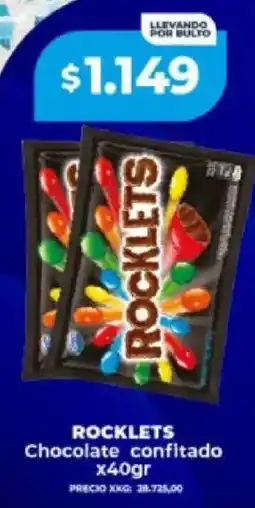 Supermayorista Vital Rocklets chocolate confitado oferta