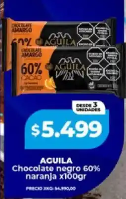 Supermayorista Vital Aguila chocolate negro 60% naranja oferta