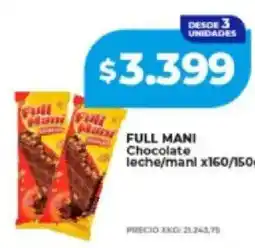Supermayorista Vital Full mani chocolate leche/manl oferta
