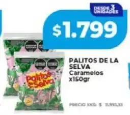 Supermayorista Vital Palitos de la selva caramelos oferta