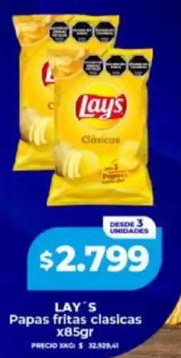 Supermayorista Vital Lay's papas fritas clasicas oferta
