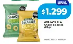 Supermayorista Vital Molinos ala snack de arroz oferta