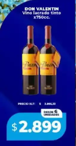 Supermayorista Vital Don valentin vino lacrado tinto oferta