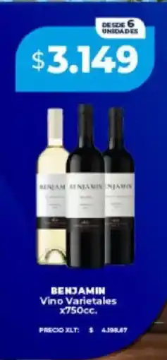 Supermayorista Vital Benjamin vino varietales oferta
