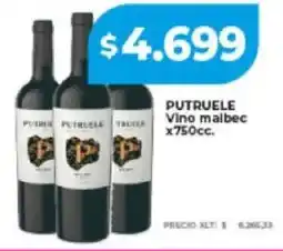 Supermayorista Vital Putruele vino malbec oferta