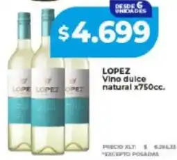 Supermayorista Vital Lopez vino dulce natural oferta