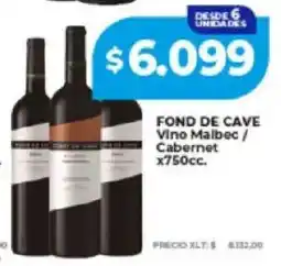 Supermayorista Vital Fond de cave vino malbec / cabernet oferta