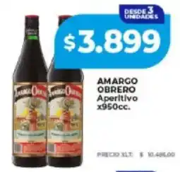 Supermayorista Vital Amargo obrero aperitivo oferta