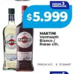 Supermayorista Vital Martini vermouth blanco/ rosso oferta