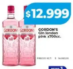Supermayorista Vital Gordon's gin london pink oferta