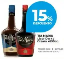 Supermayorista Vital Tia maria licor dark/ cream oferta