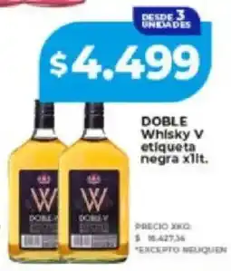 Supermayorista Vital Doble whisky v etiqueta negra oferta