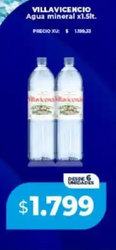 Supermayorista Vital Villavicencio agua mineral oferta