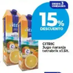 Supermayorista Vital Citric jugo naranja tetrabrik oferta