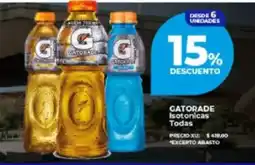 Supermayorista Vital Gatorade isotonicas todas oferta