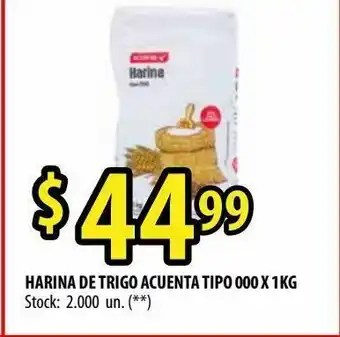 Quilmes Harina de trigo acuenta 000 1kg oferta