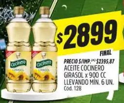 Supermercados Yaguar Cocinero aceite girasol oferta