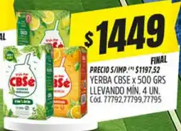 Supermercados Yaguar Cbsé yerba oferta