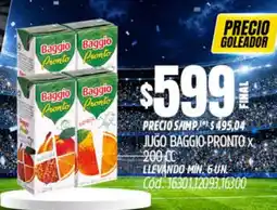 Supermercados Yaguar Baggio jugo pronto oferta