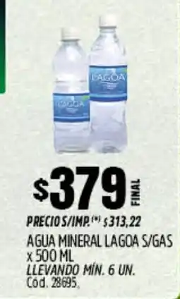 Supermercados Yaguar Lagoa agua mineral s/gas oferta