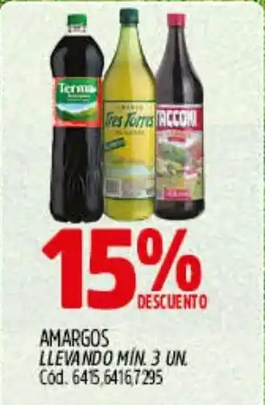 Supermercados Yaguar Terma amargos oferta